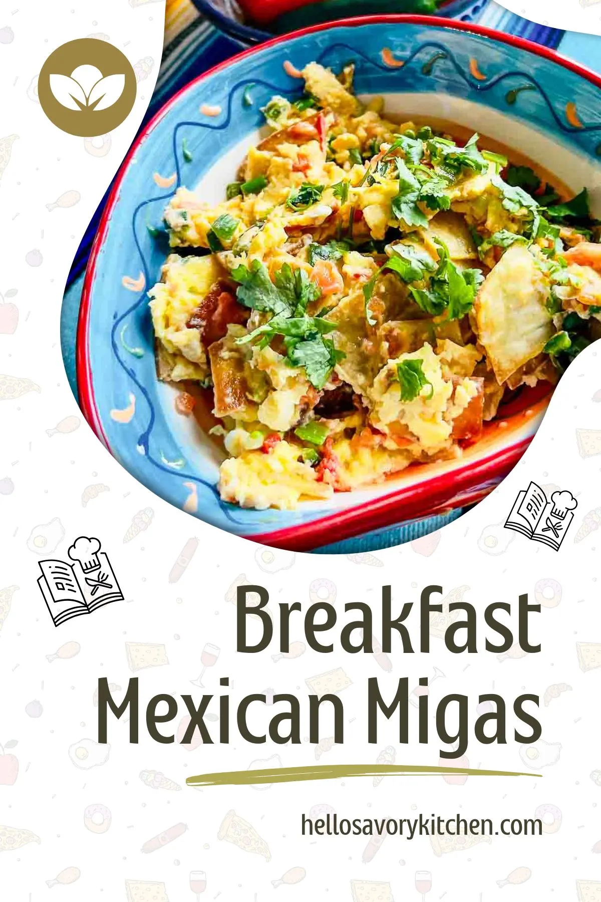 Mexican Migas Pinterest Collage.