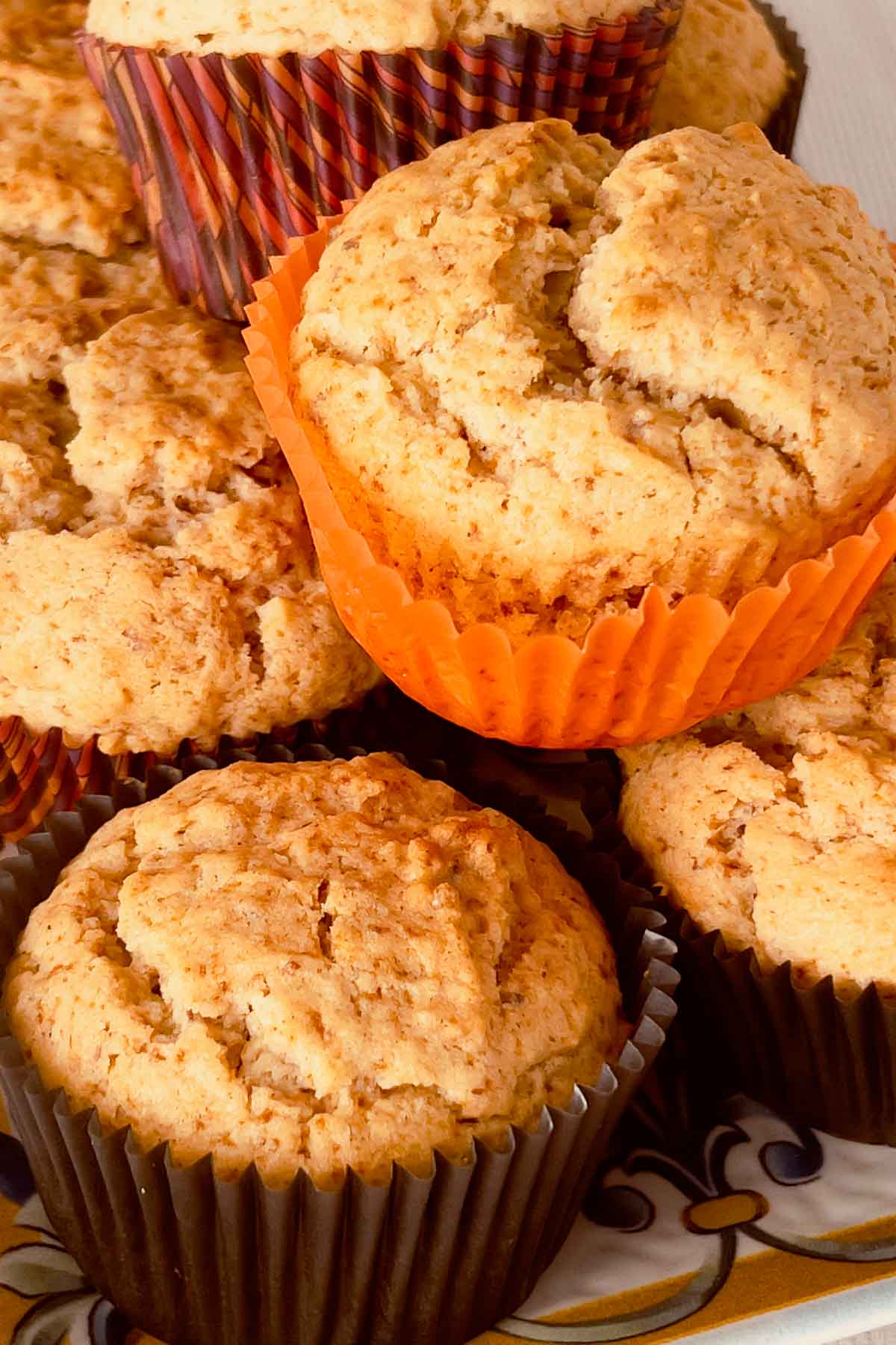 Applesauce spiced muffins.