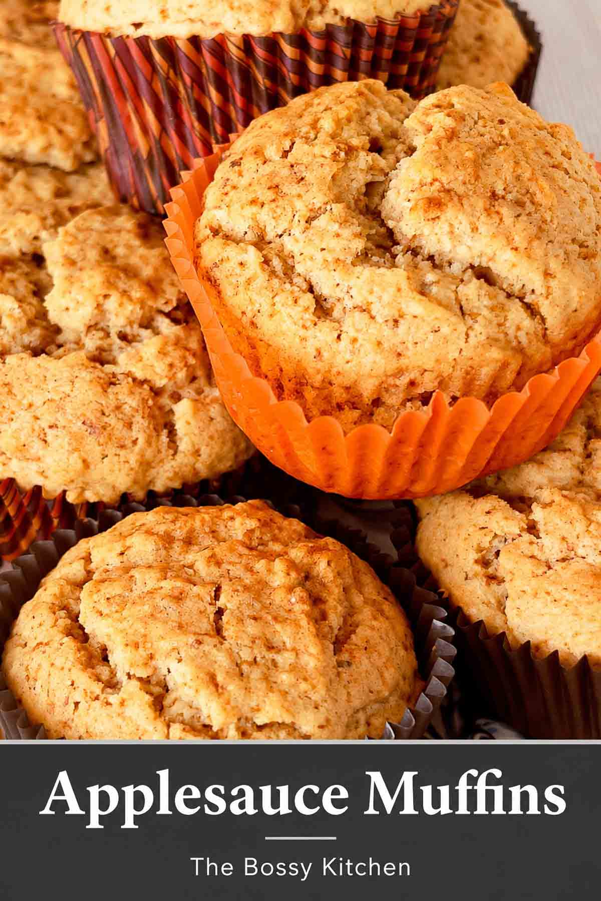Pinterest Collage Applesauce Muffins.